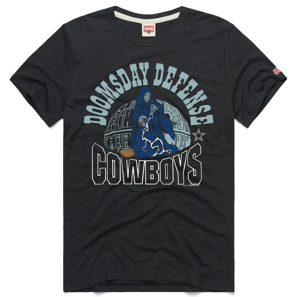 Dallas Cowboys Homage Unisex Star Wars x NFL Tri-Blend T-Shirt - Charcoal - NFL