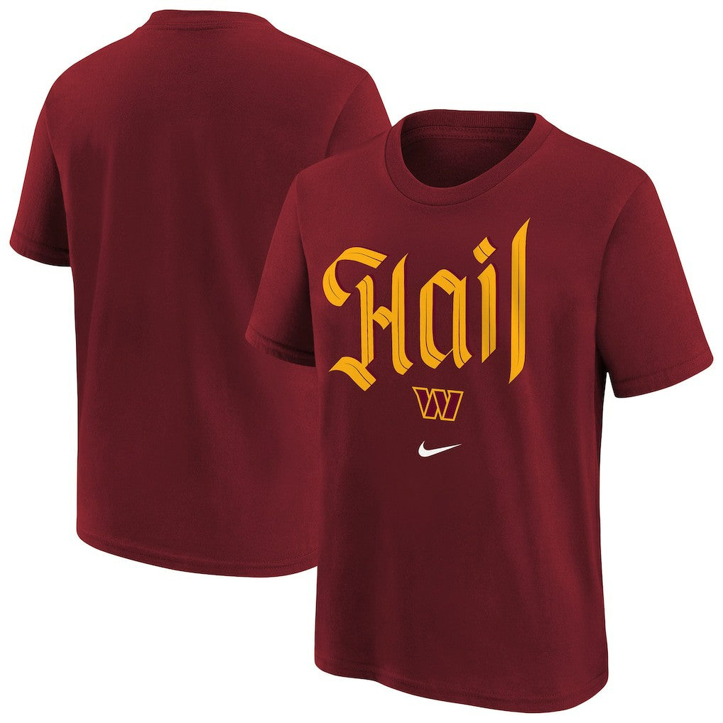 Washington Commanders Youth Hail T-Shirt - Burgundy - Nike
