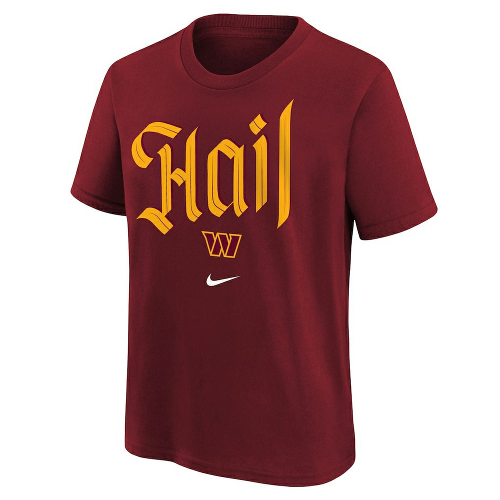 Washington Commanders Youth Hail T-Shirt - Burgundy - Nike