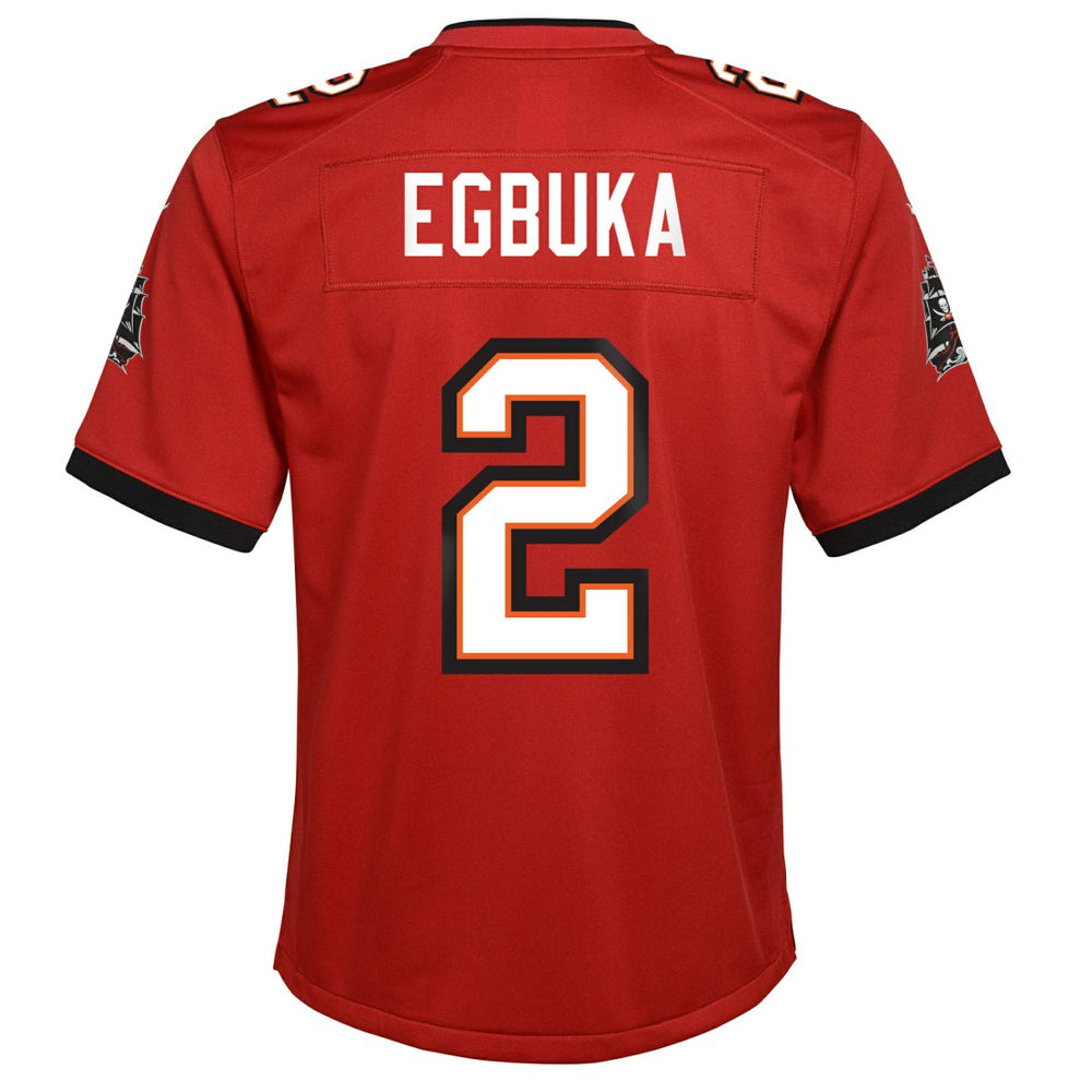 Emeka Egbuka Tampa Bay Buccaneers Youth Team Game Jersey - Red - Nike