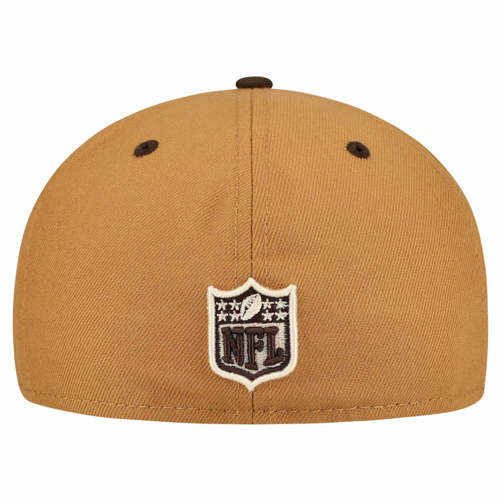 Dallas Cowboys New Era Two-Tone Walnut 59FIFTY Fitted Hat - Light Brown/Dark Brown - NFL