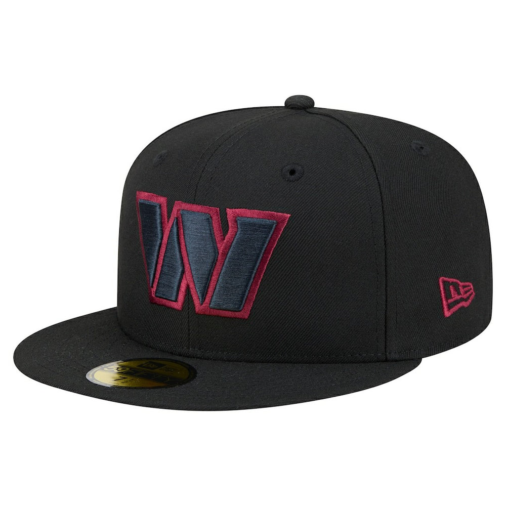 Washington Commanders New Era Color Pop 59FIFTY Fitted Hat - Black - NFL