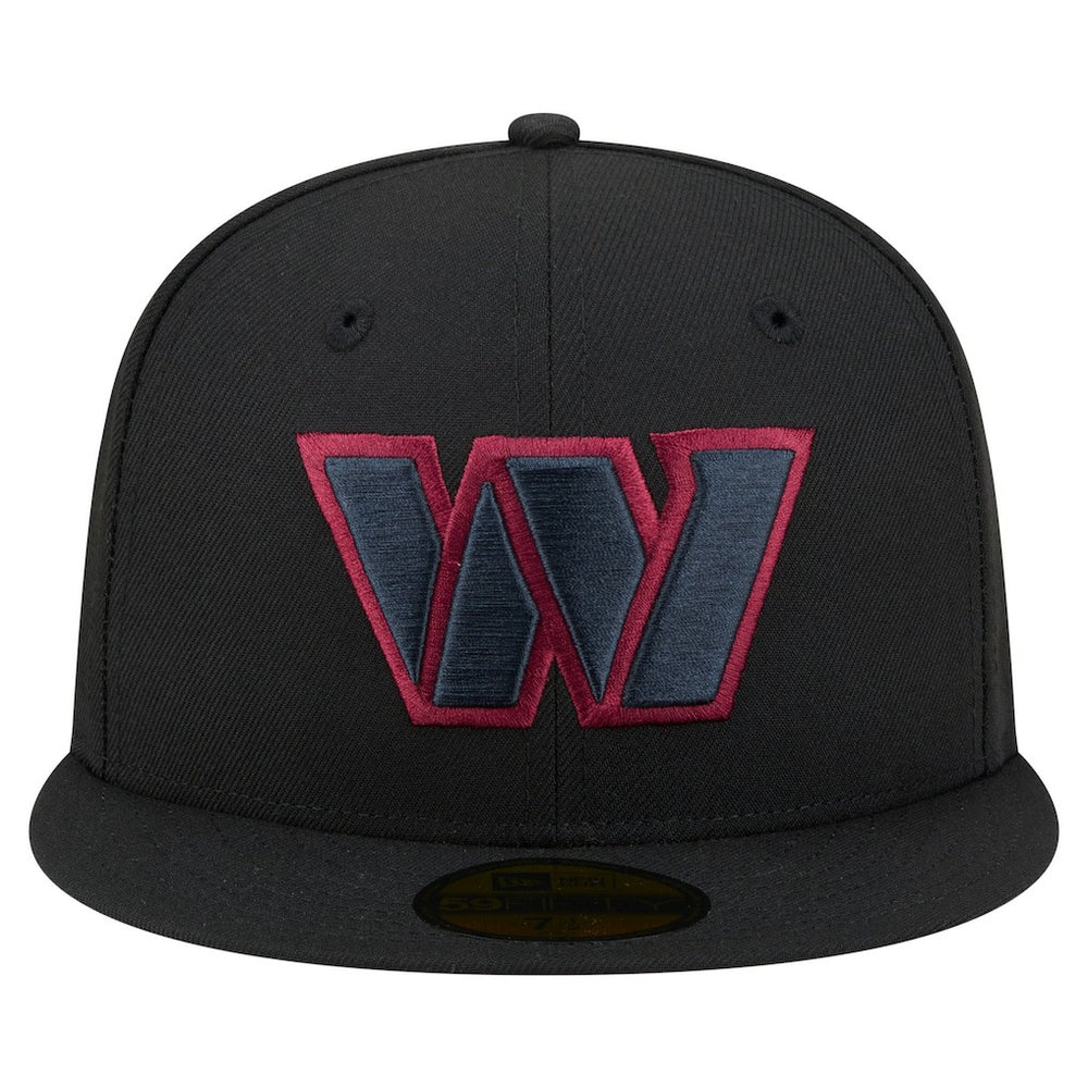 Washington Commanders New Era Color Pop 59FIFTY Fitted Hat - Black - NFL