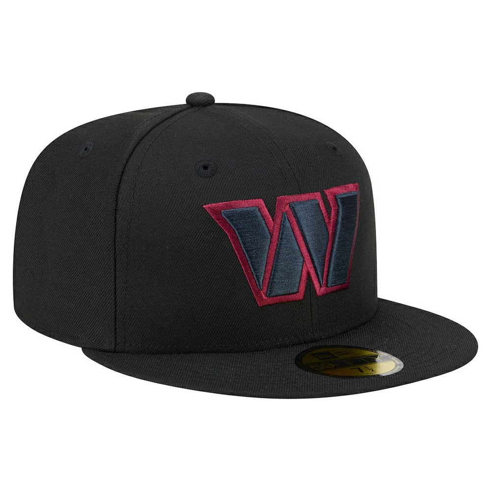 Washington Commanders New Era Color Pop 59FIFTY Fitted Hat - Black - NFL