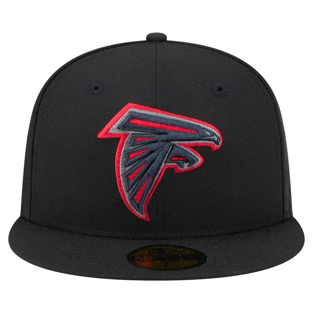Atlanta Falcons New Era Color Pop 59FIFTY Fitted Hat - Black - NFL