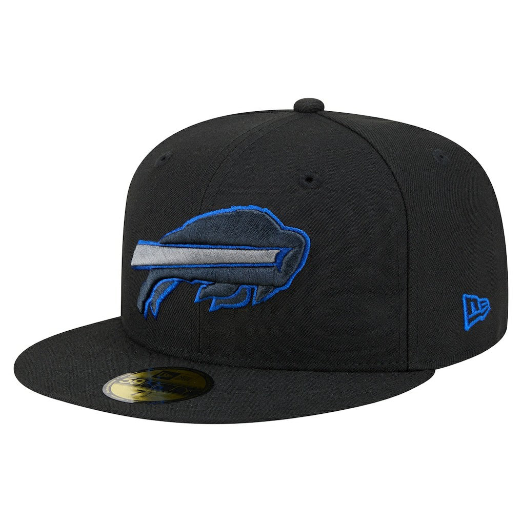 Buffalo Bills New Era Color Pop 59FIFTY Fitted Hat - Black - NFL