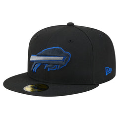 Buffalo Bills New Era Color Pop 59FIFTY Fitted Hat - Black - NFL