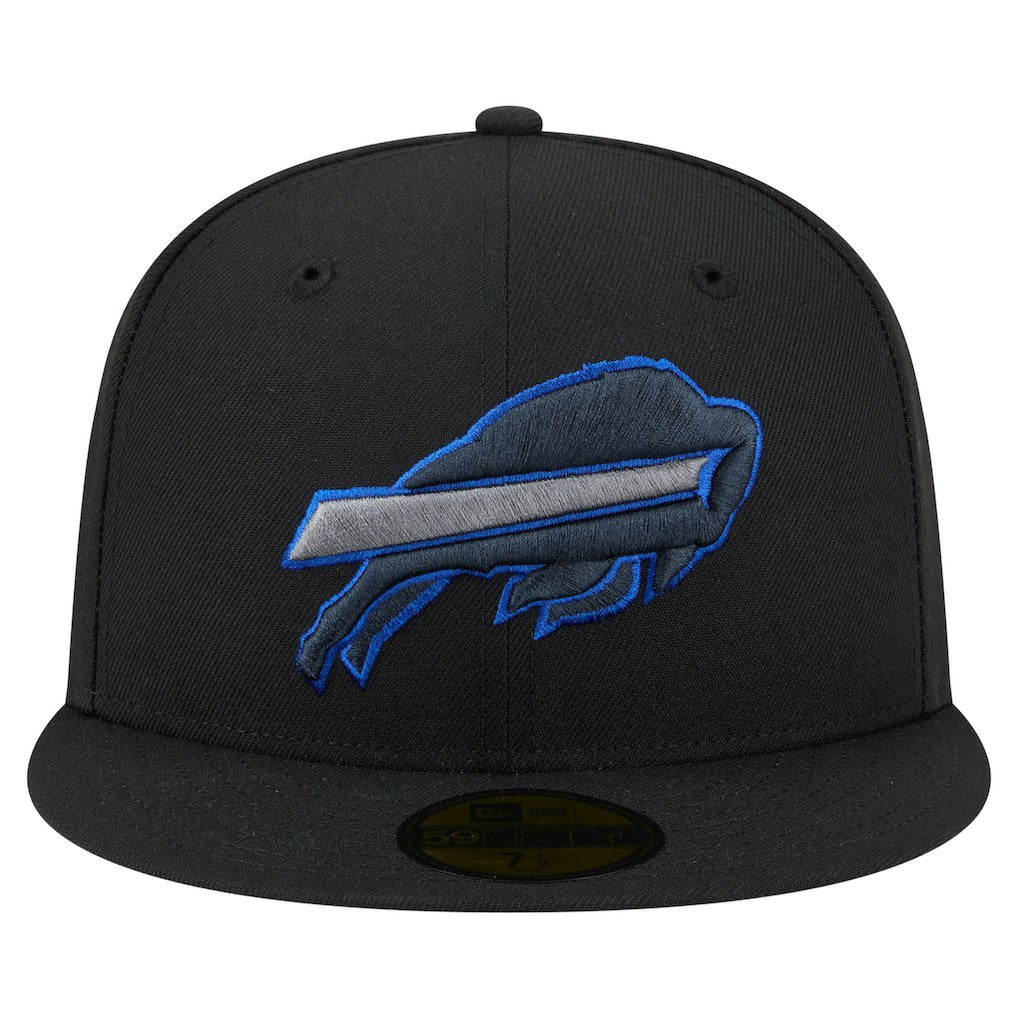 Buffalo Bills New Era Color Pop 59FIFTY Fitted Hat - Black - NFL