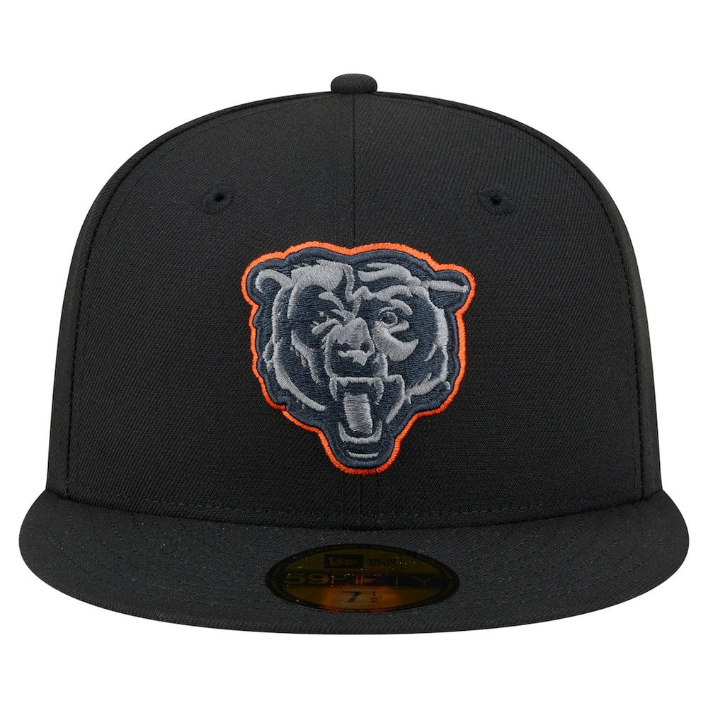 Chicago Bears New Era Color Pop 59FIFTY Fitted Hat - Black - NFL