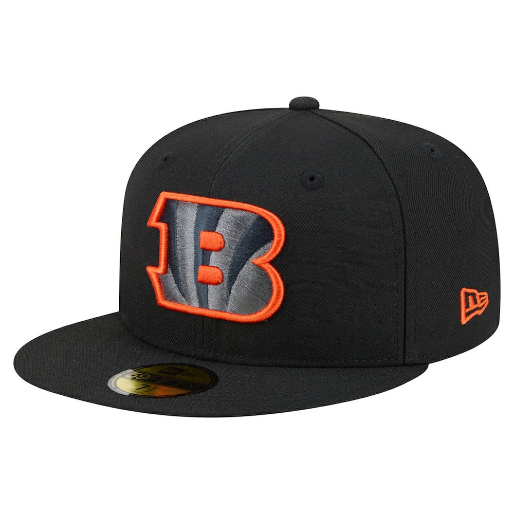 Cincinnati Bengals New Era Color Pop 59FIFTY Fitted Hat - Black - NFL