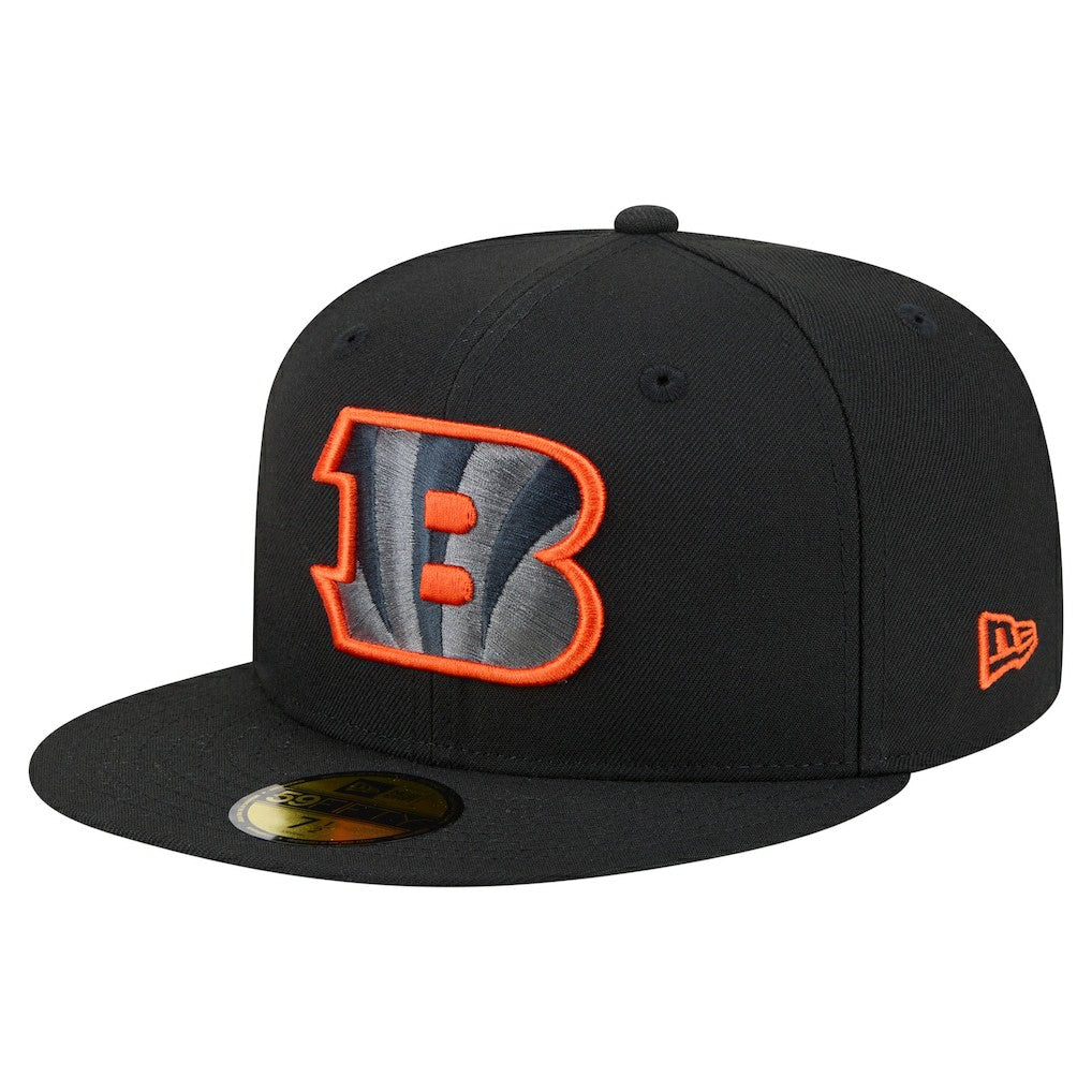 Cincinnati Bengals New Era Color Pop 59FIFTY Fitted Hat - Black - NFL