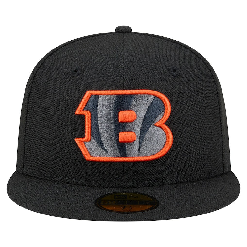 Cincinnati Bengals New Era Color Pop 59FIFTY Fitted Hat - Black - NFL