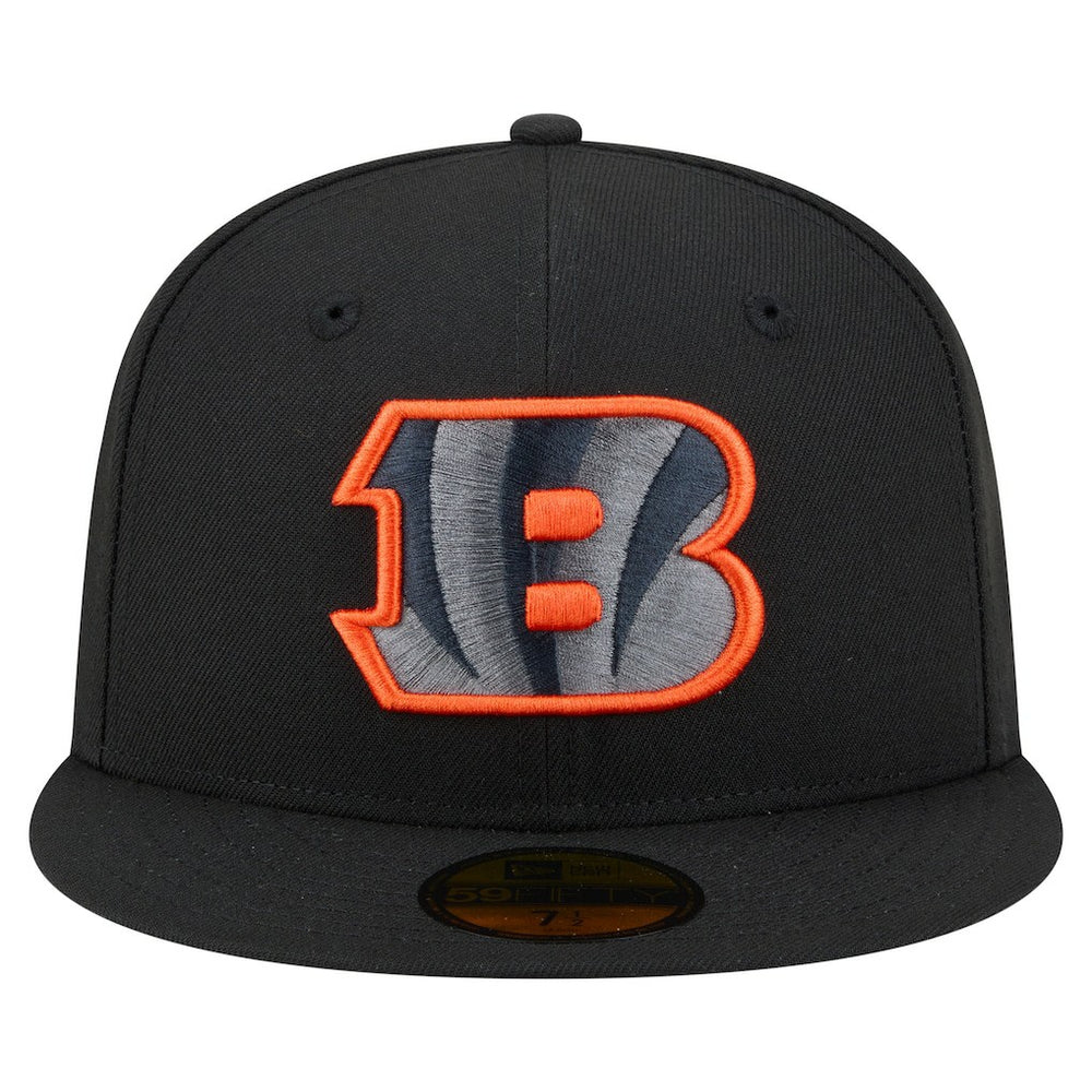 Cincinnati Bengals New Era Color Pop 59FIFTY Fitted Hat - Black - NFL