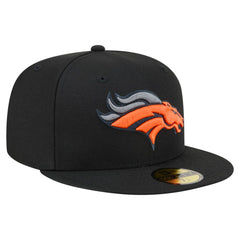Denver Broncos New Era Color Pop 59FIFTY Fitted Hat - Black - NFL
