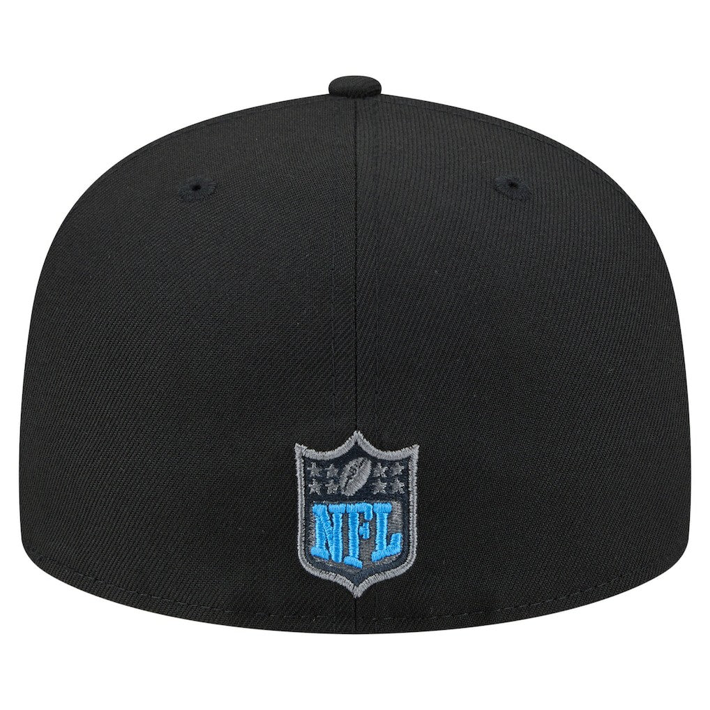 Detroit Lions New Era Color Pop 59FIFTY Fitted Hat - Black - NFL