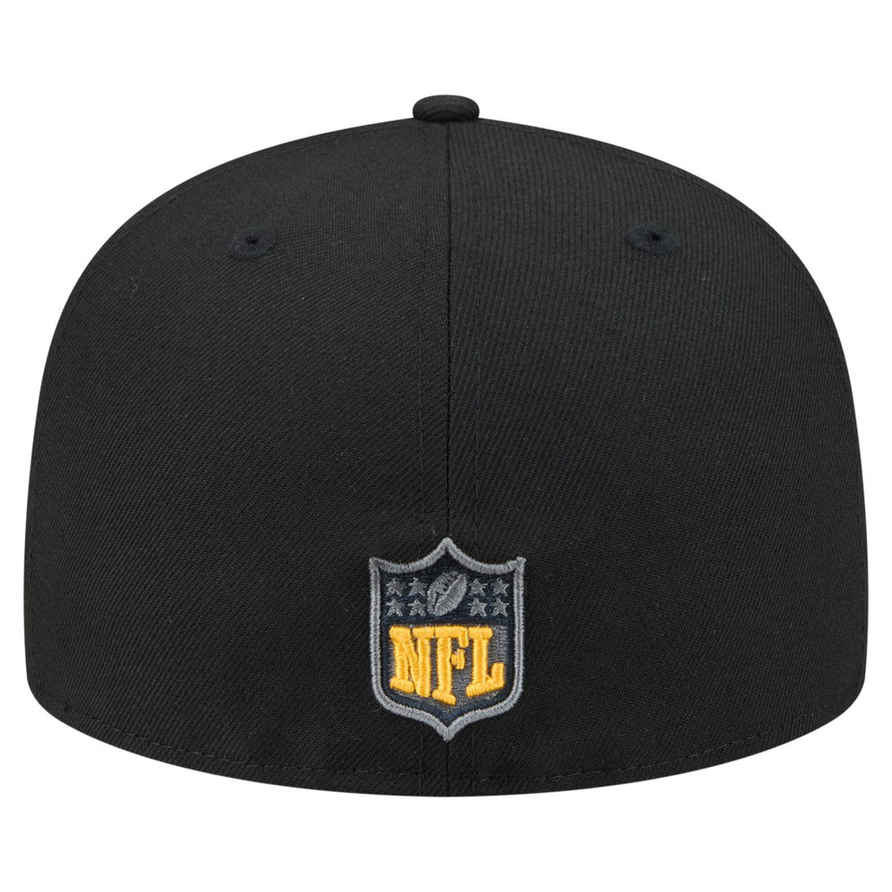 Green Bay Packers New Era Color Pop 59FIFTY Fitted Hat - Black - NFL