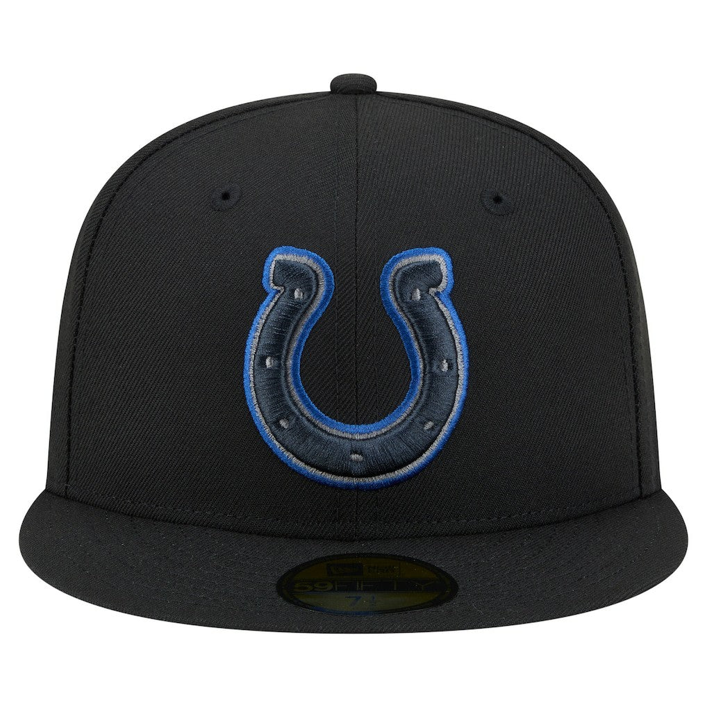 Indianapolis Colts New Era Color Pop 59FIFTY Fitted Hat - Black - NFL