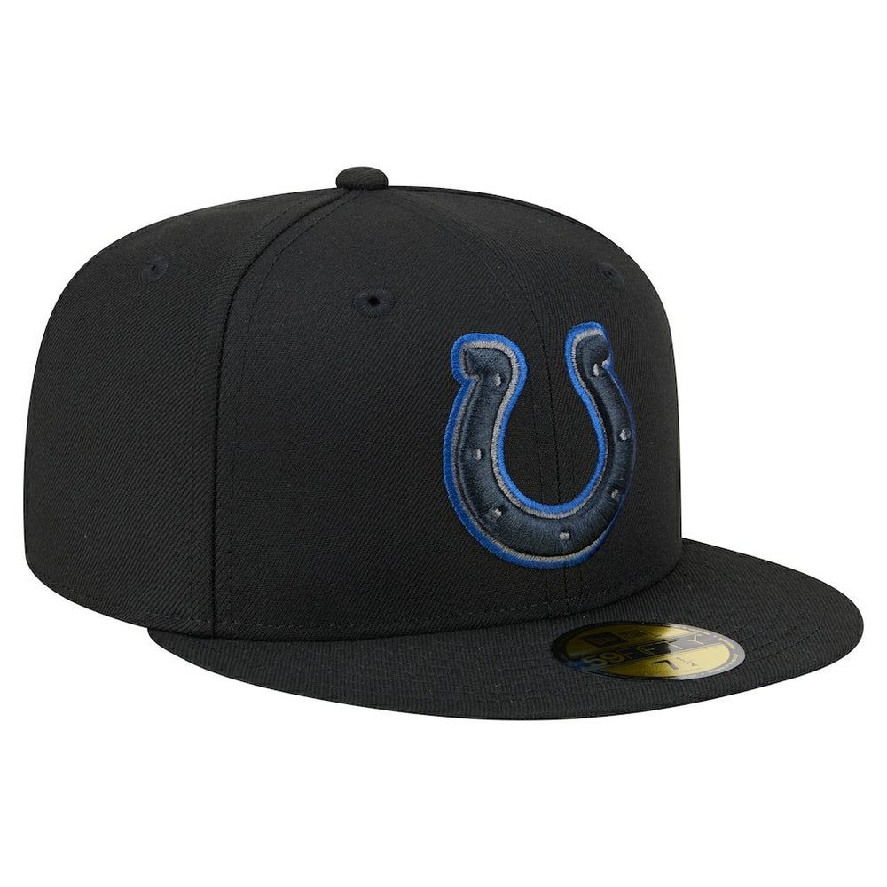 Indianapolis Colts New Era Color Pop 59FIFTY Fitted Hat - Black - NFL