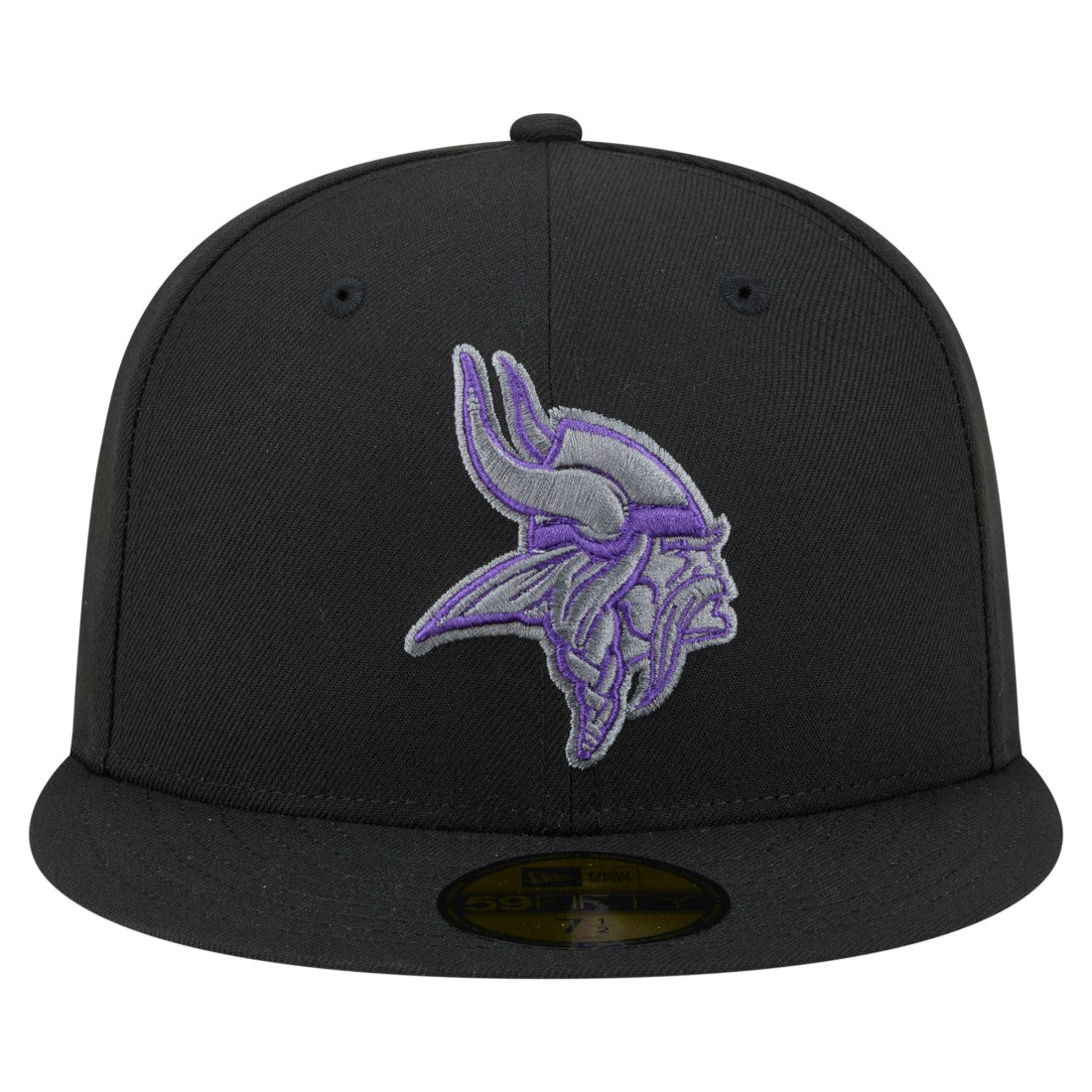 Minnesota Vikings New Era Color Pop 59FIFTY Fitted Hat - Black - NFL