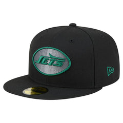 New York Jets New Era Color Pop 59FIFTY Fitted Hat - Black - NFL