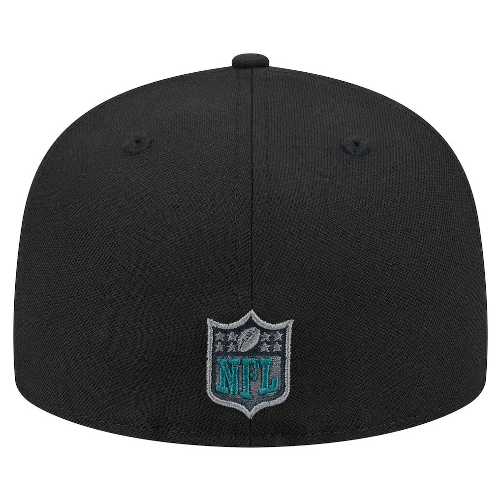 Philadelphia Eagles New Era Color Pop 59FIFTY Fitted Hat - Black - NFL