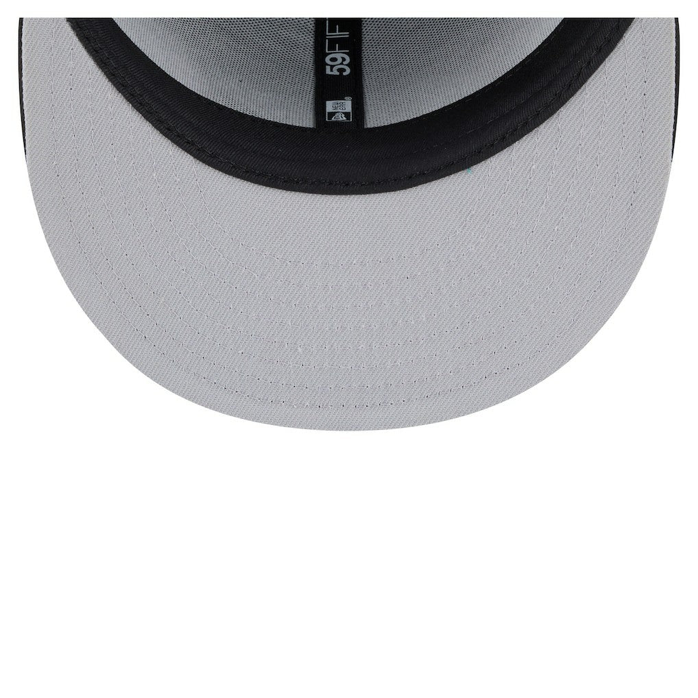 Philadelphia Eagles New Era Color Pop 59FIFTY Fitted Hat - Black - NFL