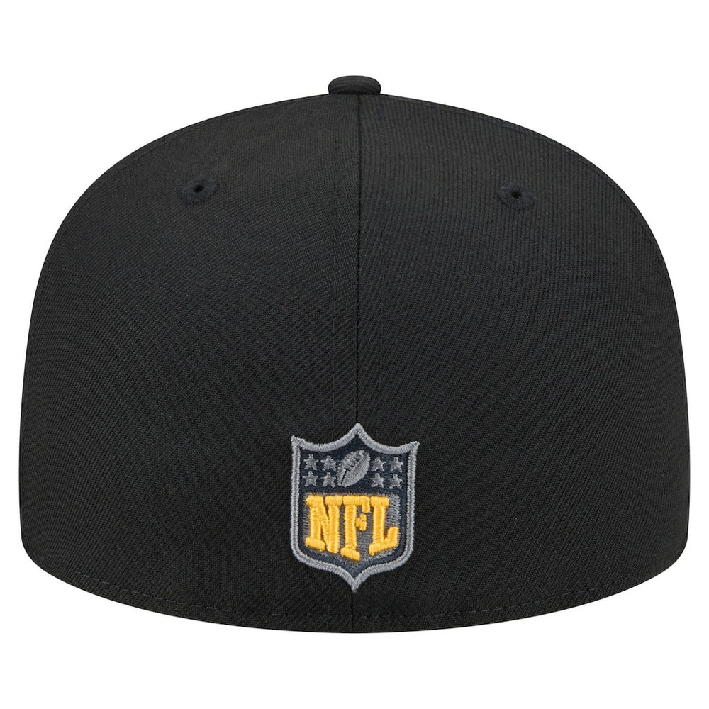 Pittsburgh Steelers New Era Color Pop 59FIFTY Fitted Hat - Black - NFL