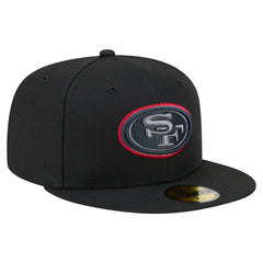 San Francisco 49ers New Era Color Pop 59FIFTY Fitted Hat - Black - NFL
