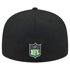 Seattle Seahawks New Era Color Pop 59FIFTY Fitted Hat - Black - NFL