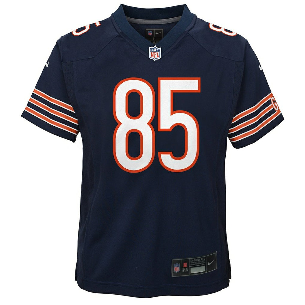 Cole Kmet Chicago Bears Youth Team Game Jersey - Navy - Nike