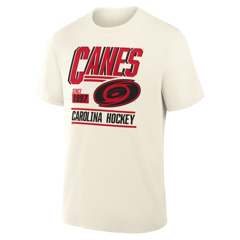 Carolina Hurricanes Fanatics Male Legacy T-Shirt - Cream | Fanatics Clearance