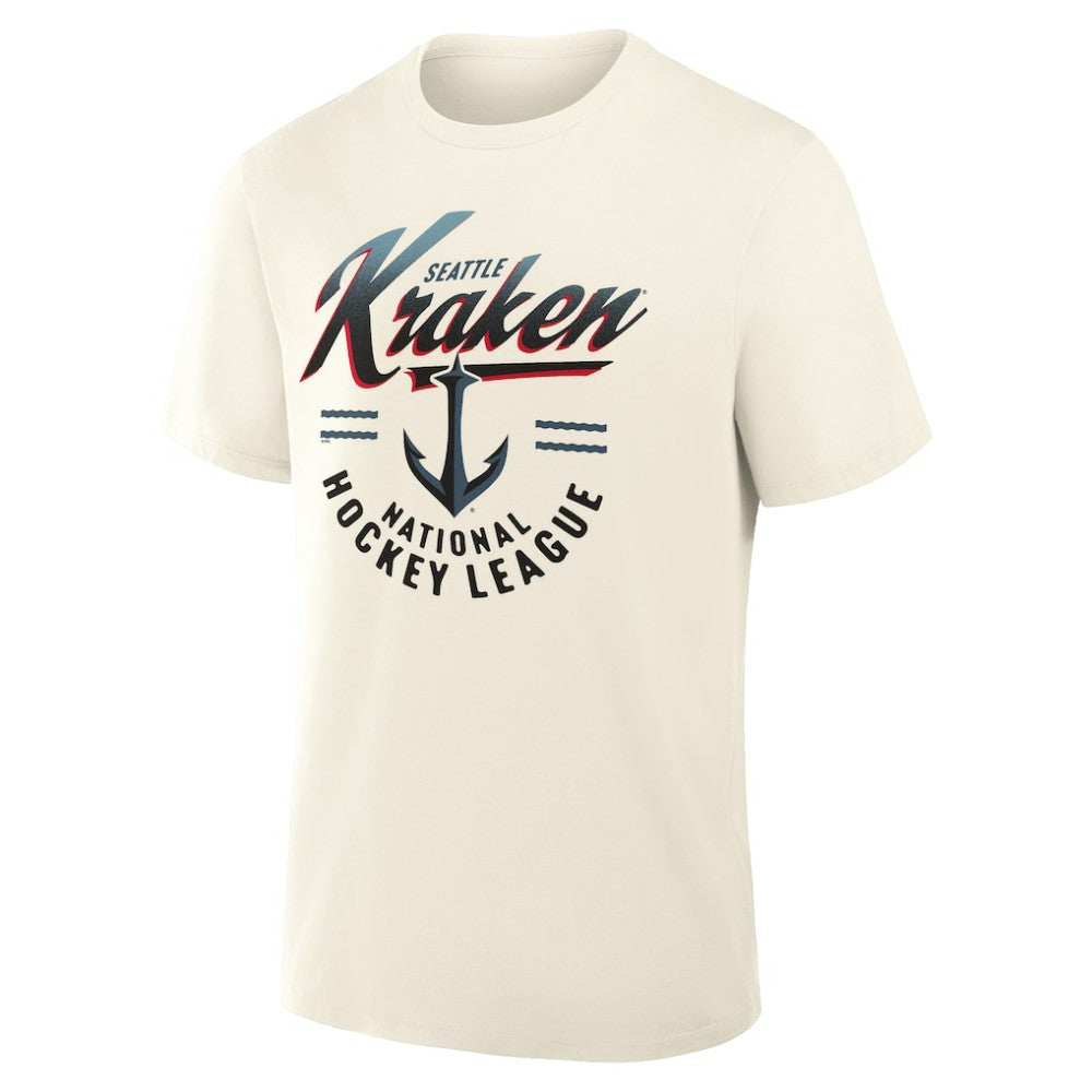 Seattle Kraken Fanatics Male Legacy T-Shirt - Cream | Fanatics discount