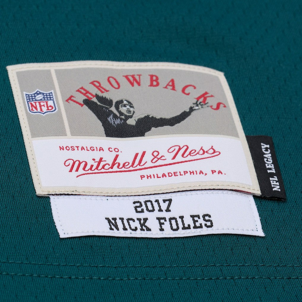 Nick Foles Philadelphia Eagles Legacy Replica Jersey - Midnight Green - Mitchell & Ness