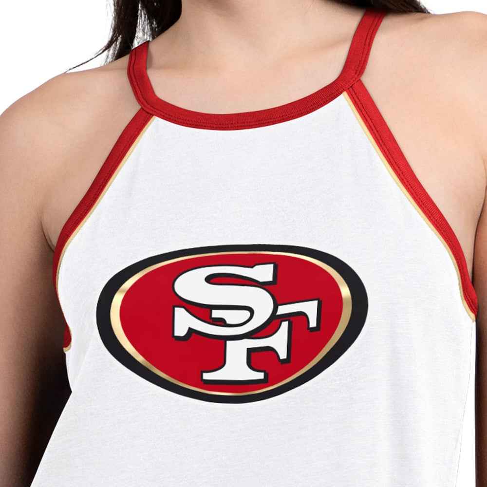 San Francisco 49ers G-III 4Her by Carl Banks Women's Redemption Win Slub Tank Top - White - NFL