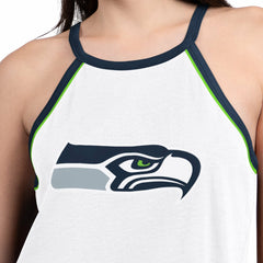 Seattle Seahawks G-III 4Her by Carl Banks Women's Redemption Win Slub Tank Top - White - NFL