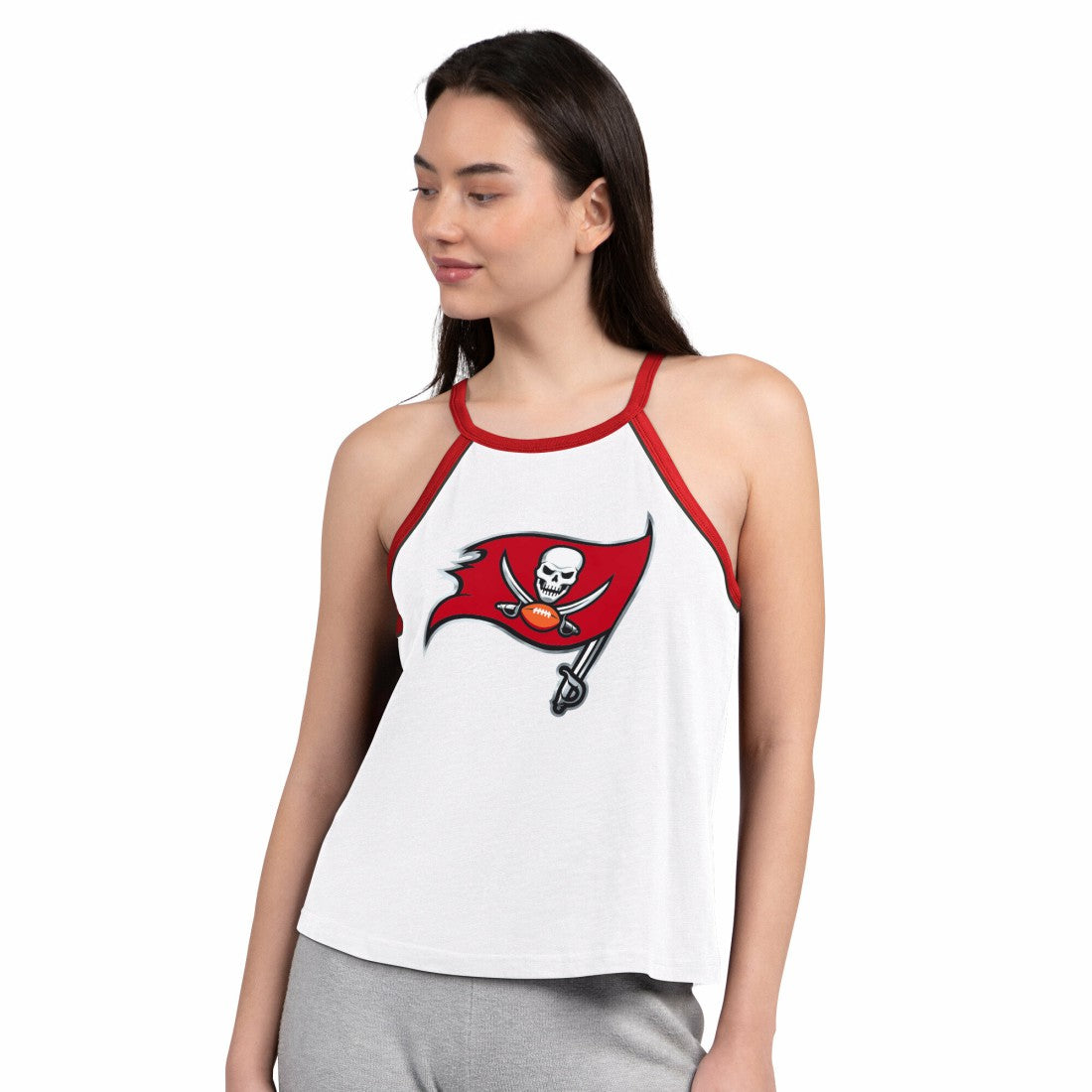 Tampa Bay Buccaneers G-III 4Her by Carl Banks Women's Redemption Win Slub Tank Top - White - NFL