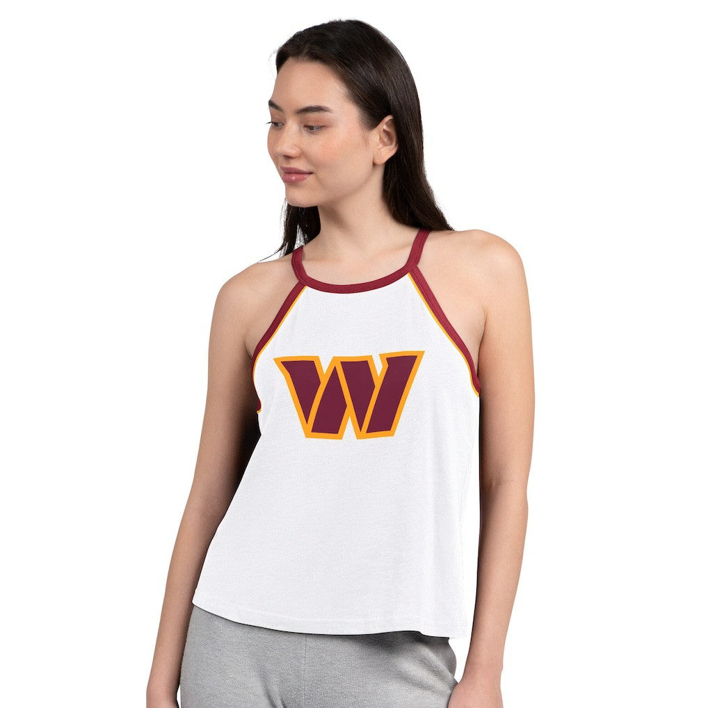 Washington Commanders G-III 4Her by Carl Banks Women's Redemption Win Slub Tank Top - White - NFL