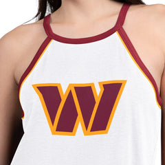 Washington Commanders G-III 4Her by Carl Banks Women's Redemption Win Slub Tank Top - White - NFL