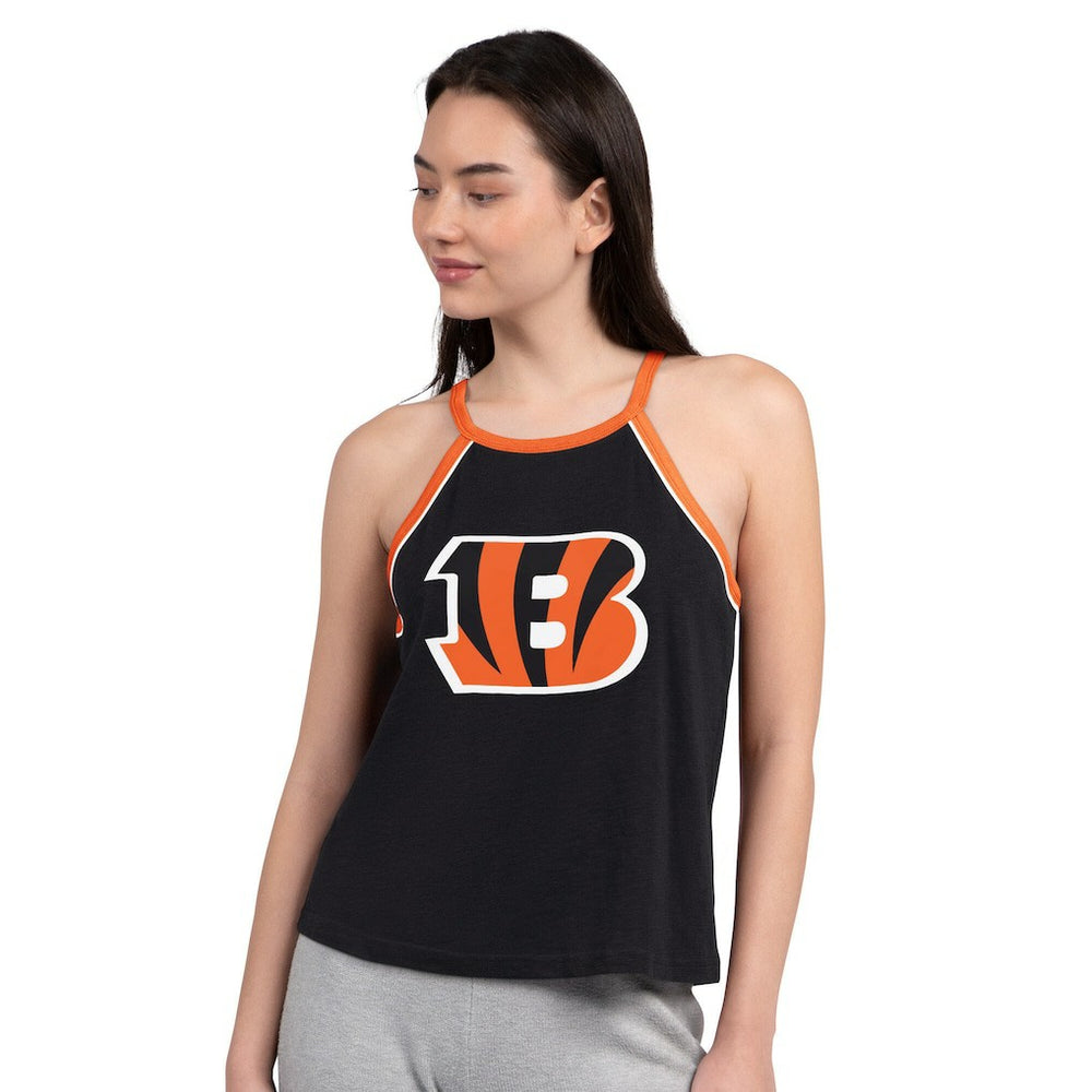 Cincinnati Bengals G-III 4Her by Carl Banks Women's Redemption Win Slub Tank Top - Black - NFL