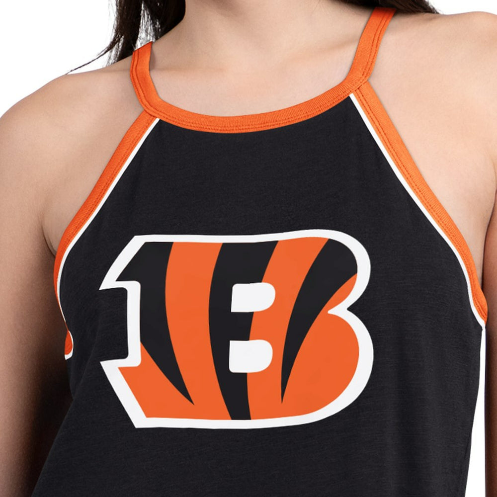 Cincinnati Bengals G-III 4Her by Carl Banks Women's Redemption Win Slub Tank Top - Black - NFL