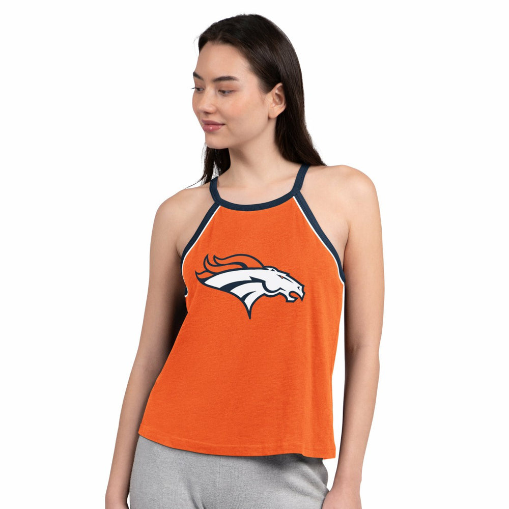 Denver Broncos G-III 4Her by Carl Banks Women's Redemption Win Slub Tank Top - Orange - NFL