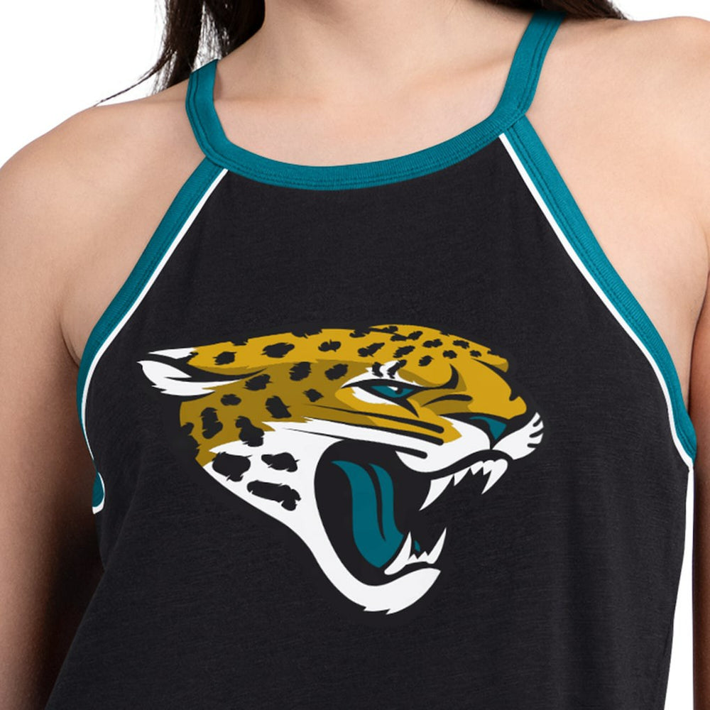 Jacksonville Jaguars G-III 4Her by Carl Banks Women's Redemption Win Slub Tank Top - Black - NFL