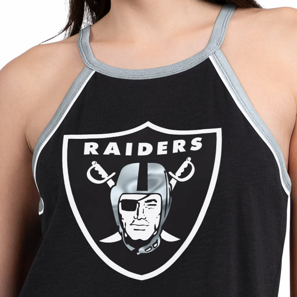 Las Vegas Raiders G-III 4Her by Carl Banks Women's Redemption Win Slub Tank Top - Black - NFL