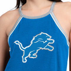 Detroit Lions G-III 4Her by Carl Banks Women's Redemption Win Slub Tank Top - Royal - NFL