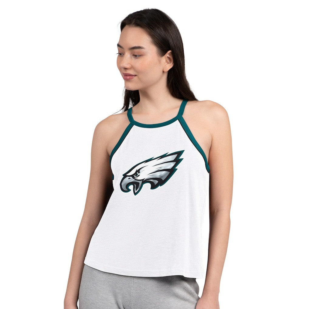 Philadelphia Eagles G-III 4Her by Carl Banks Women's Redemption Win Slub Tank Top - White - NFL