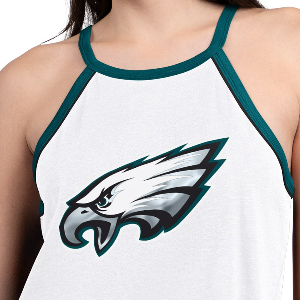 Philadelphia Eagles G-III 4Her by Carl Banks Women's Redemption Win Slub Tank Top - White - NFL