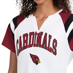 Arizona Cardinals Starter Women's Game On Notch Neck T-Shirt - White - NFL