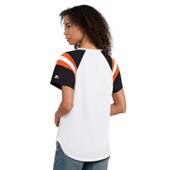 Cincinnati Bengals Starter Women's Game On Notch Neck T-Shirt - White - NFL