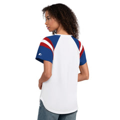 New York Giants Starter Women's Game On Notch Neck T-Shirt - White - NFL