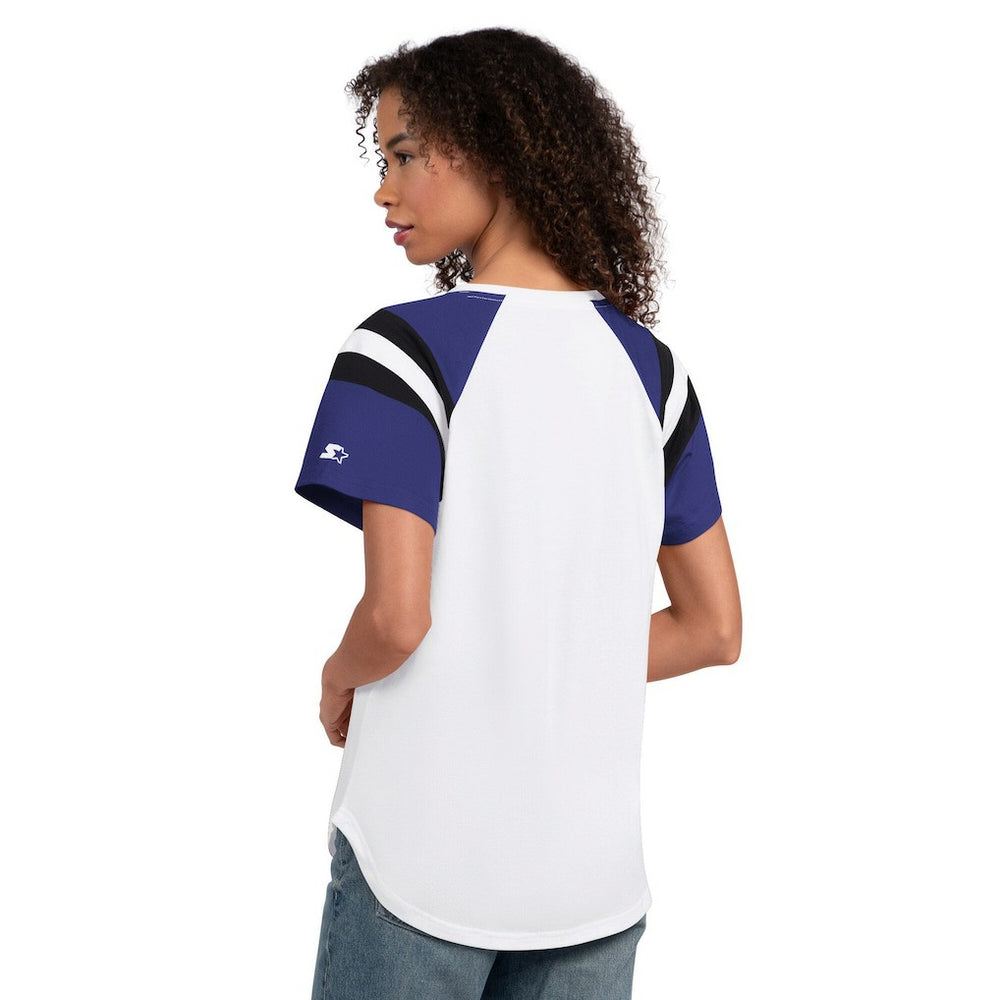 Baltimore Ravens Starter Women's Game On Notch Neck T-Shirt - White - NFL